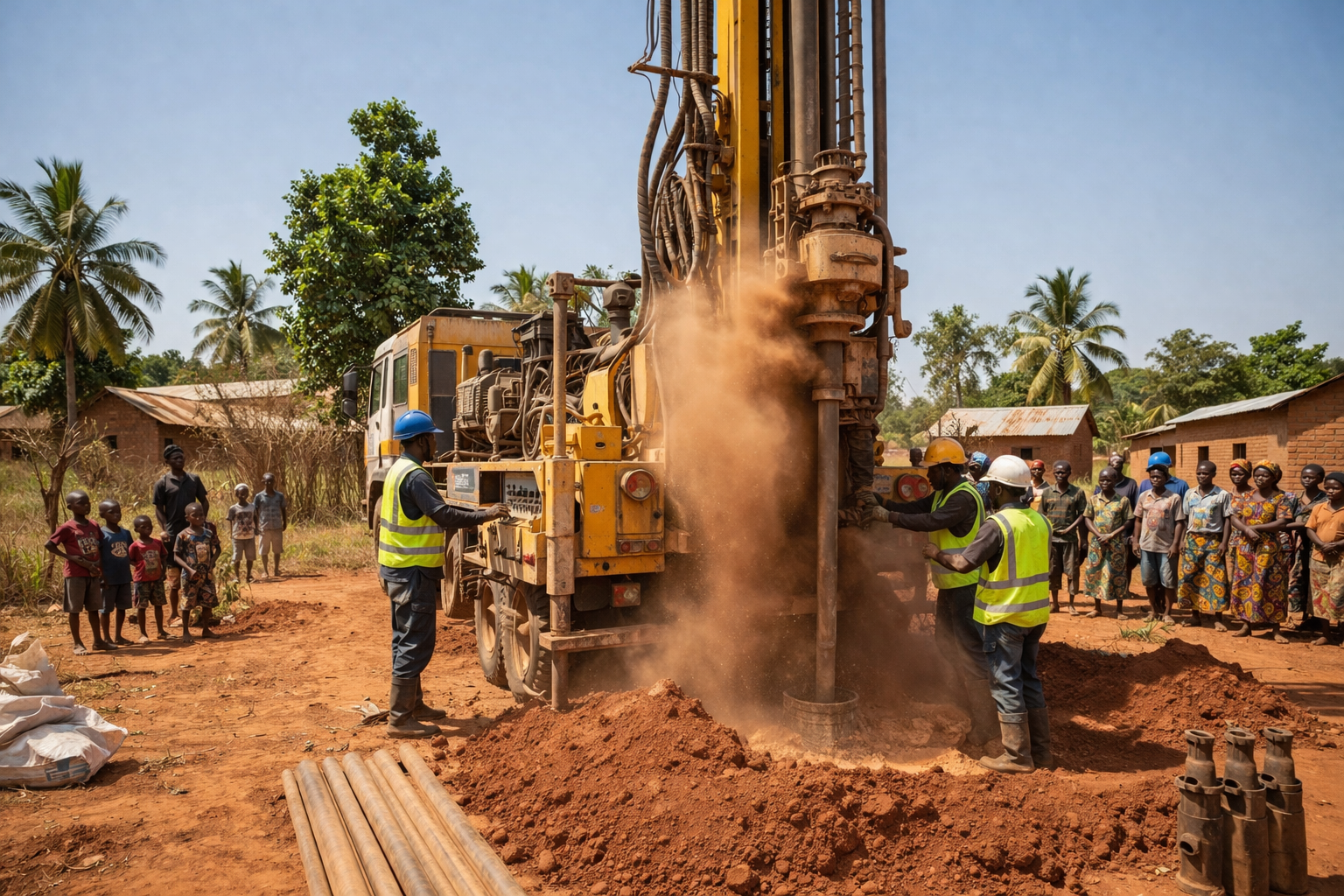 Drilling a borehole